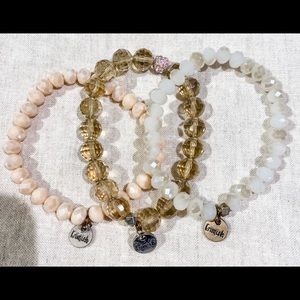 Champagne Erimish Bracelet Stack